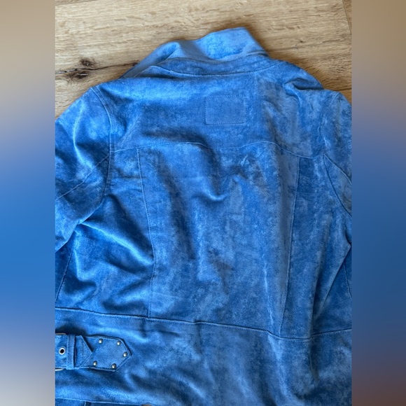 BlankNYC blue suede jacket Small - Picture 6 of 8